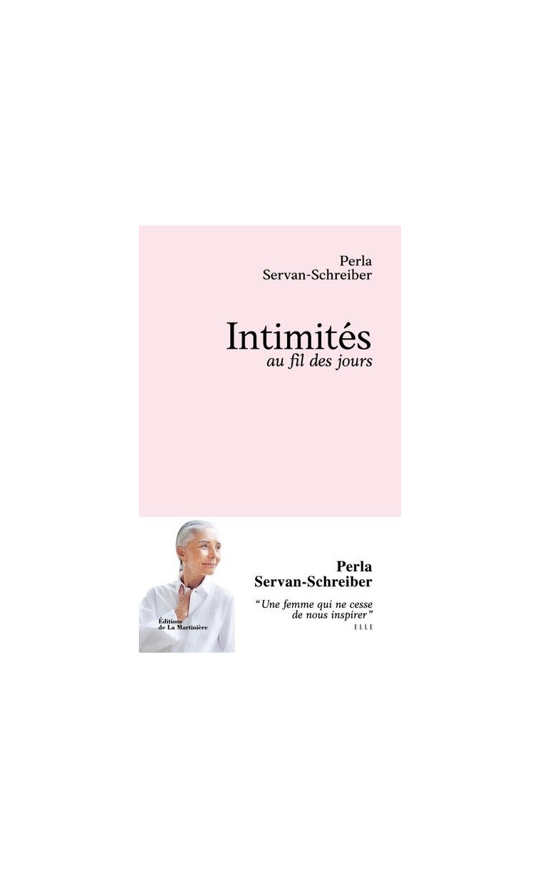 INTIMITES - AU FIL DES JOURS - SERVAN-SCHREIBER - MARTINIERE BL