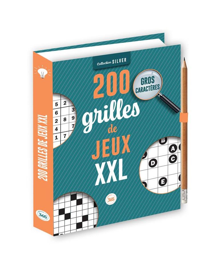 200 GRILLES DE JEUX XXL POUR LES SENIORS - CRAYON OFFERT - XXX - NC