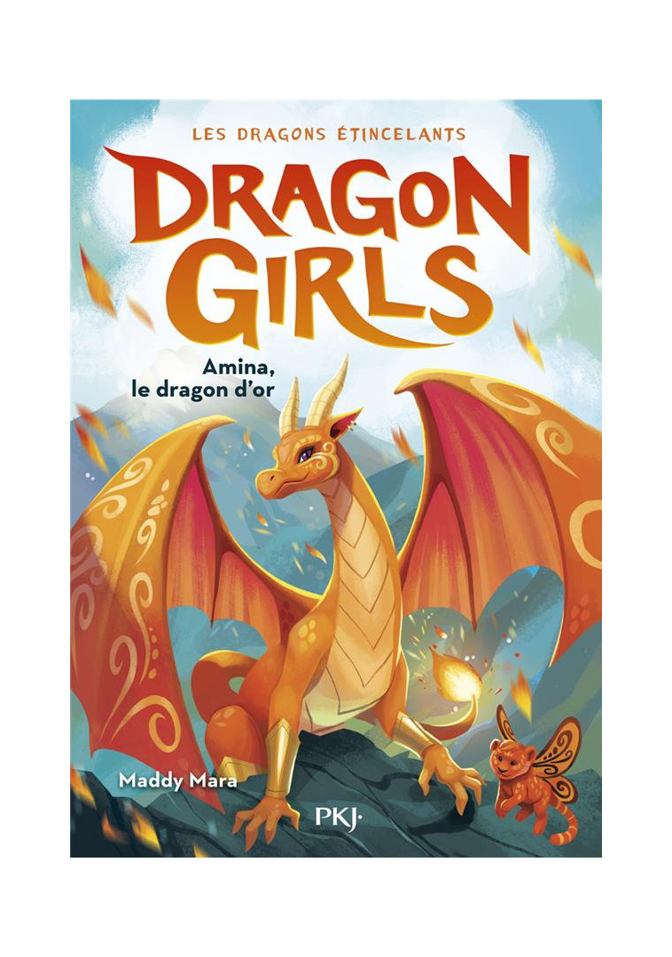 DRAGON GIRLS - LES DRAGONS ETINCELANTS - TOME 1 AMINA, LE DRAGON D-OR - VOL01 - MARA/LEW - POCKET