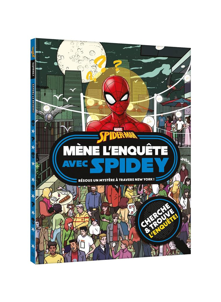 SPIDER-MAN - MENE L-ENQUETE AVEC SPIDER-MAN - CHERCHE ET TROUVE ET ENQUETE - MARVEL - RESOUS UN MYST - XXX - HACHETTE