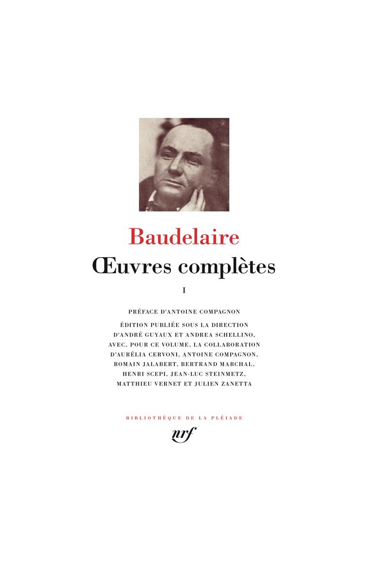 OEUVRES COMPLETES - VOL01 - BAUDELAIRE/COMPAGNON - GALLIMARD