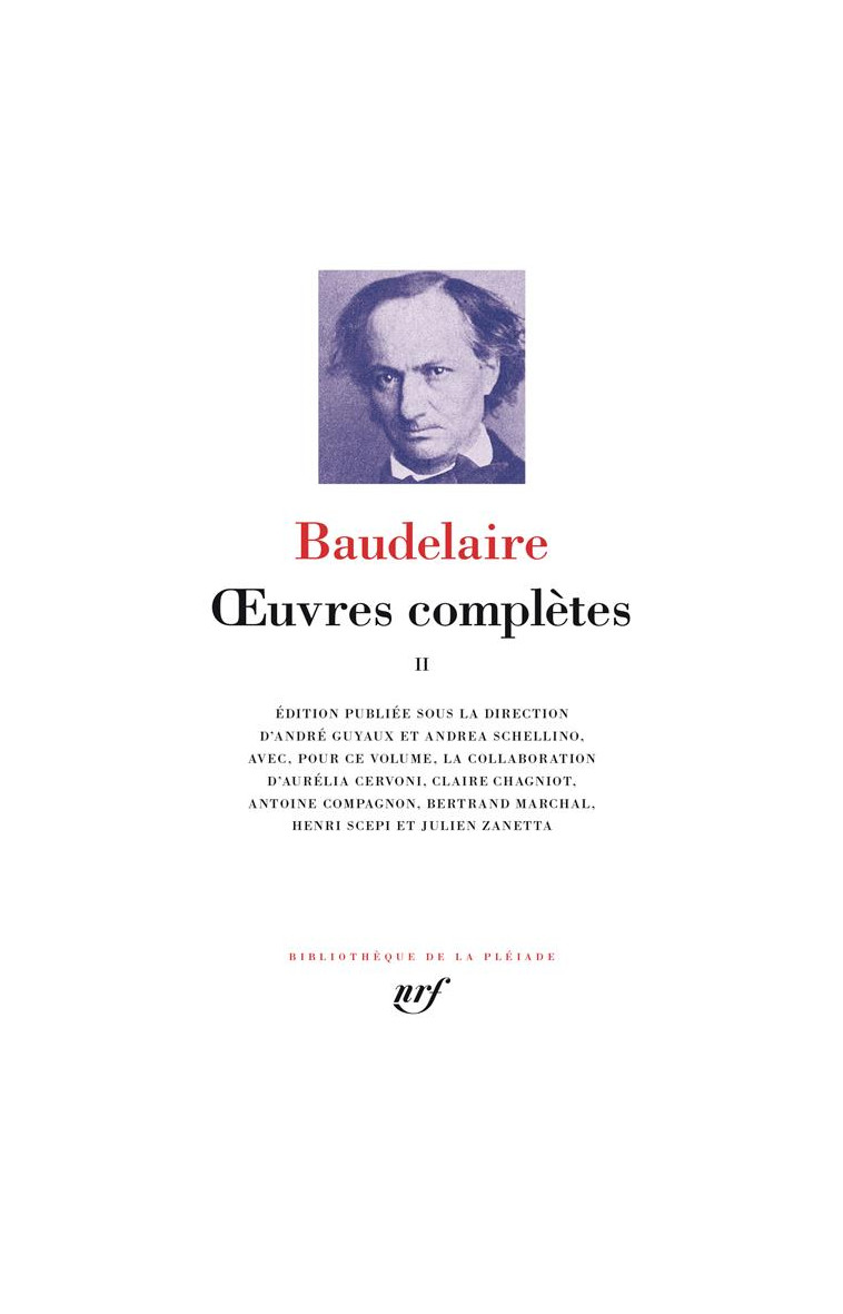 OEUVRES COMPLETES - VOL02 - BAUDELAIRE CHARLES - GALLIMARD