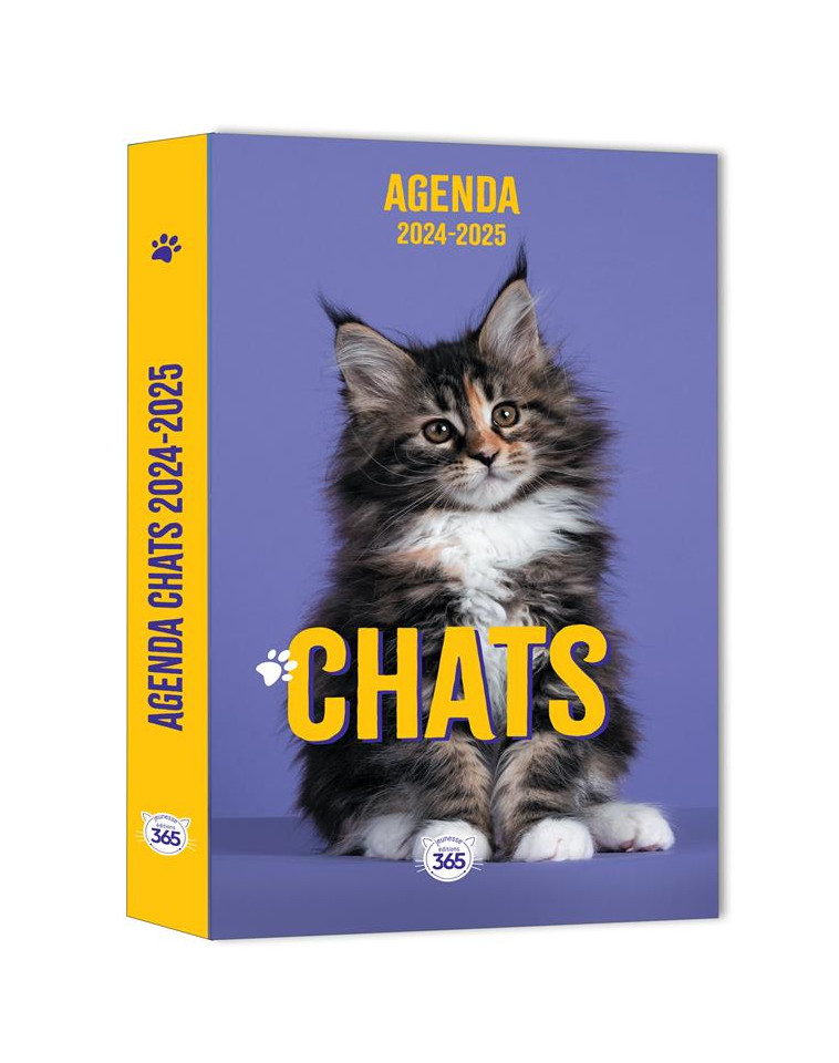 AGENDA SCOLAIRE 2024-2025 CHATS - XXX - NC