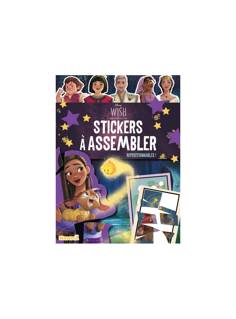 DISNEY WISH - STICKERS A ASSEMBLER - REPOSITIONNABLES ! - COLLECTIF - NC