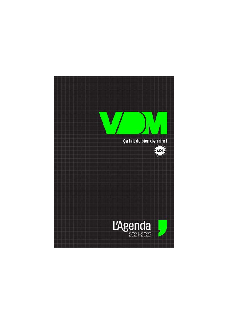 L-AGENDA VDM 2024-2025 - VDM L-EQUIPE - NC