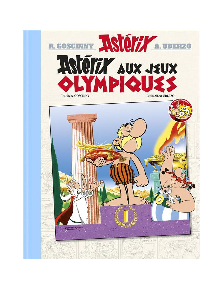 ASTERIX AUX JEUX OLYMPIQUES N 12 - EDITION LUXE - 65 ANS ASTERIX - GOSCINNY RENE - HACHETTE