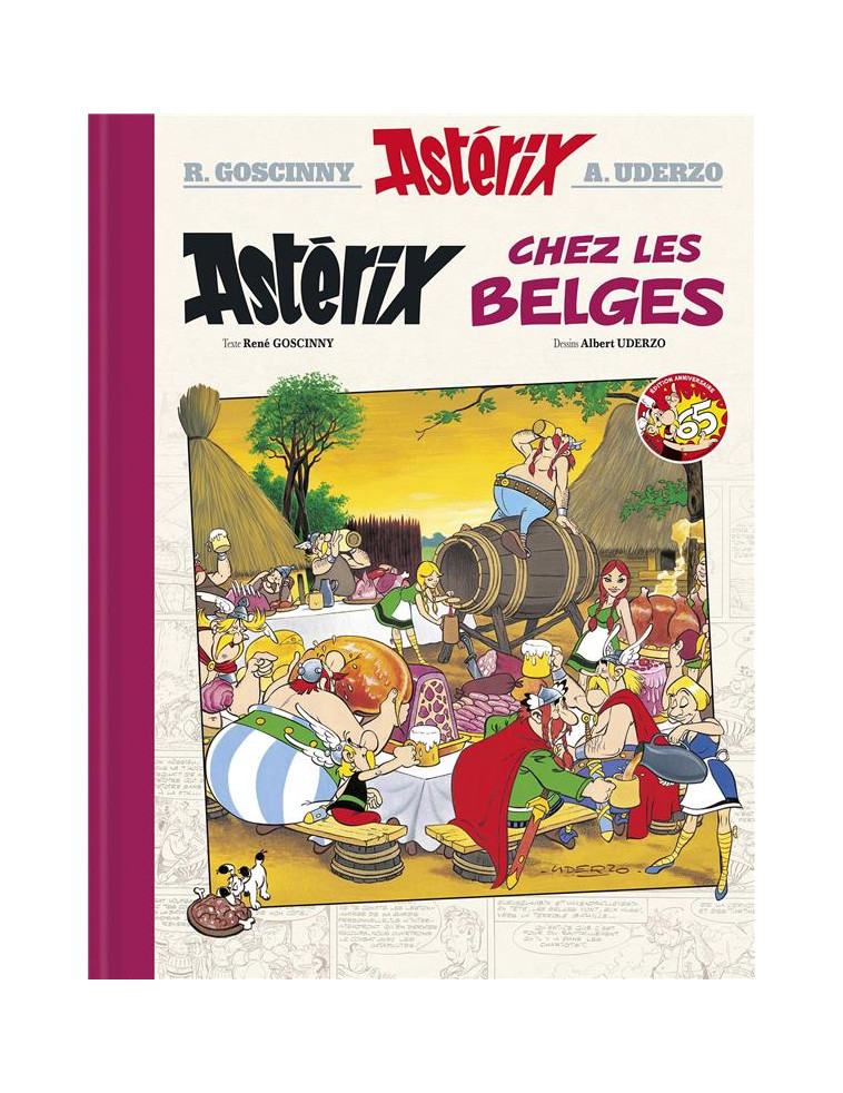 ASTERIX CHEZ LES BELGES N 24 - EDITION LUXE - 65 ANS ASTERIX - GOSCINNY/UDERZO - HACHETTE