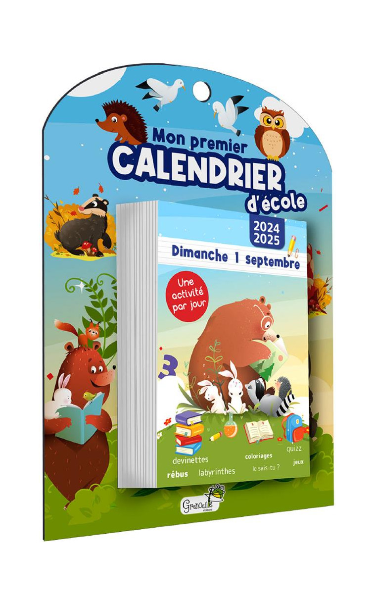 MON PREMIER CALENDRIER D-ECOLE 2024-2025 - XXX - NC