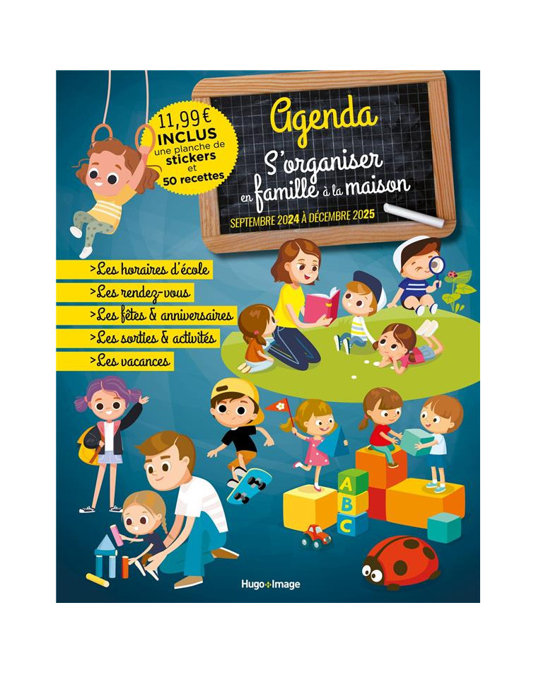 AGENDA S-ORGANISER EN FAMILLE 2024 - 2025 - COLLECTIF - NC