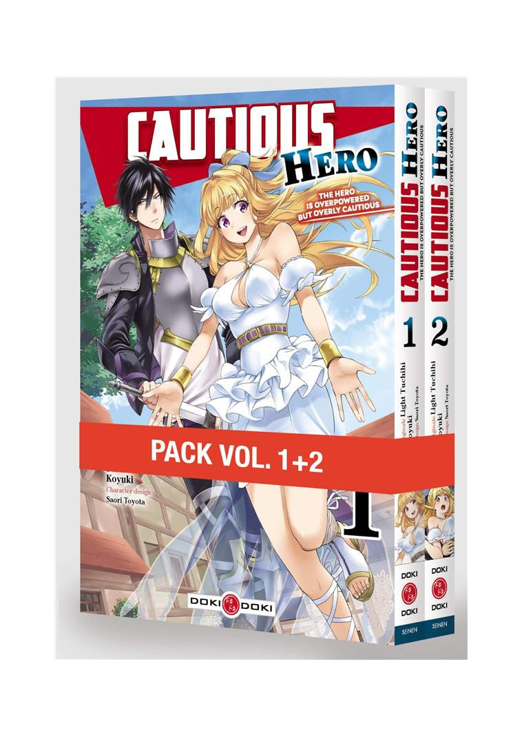 CAUTIOUS HERO - PACK PROMO VOL. 01 ET 02 - EDITION LIMITEE - TUCHIHI/KOYUKI - BAMBOO