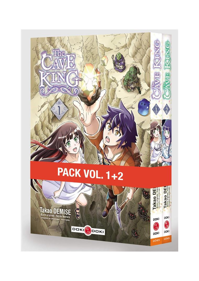 CAVE KING (THE) - THE CAVE KING - PACK PROMO VOL. 01 ET 02 - EDITION LIMITEE - NAEHARA/TAKAO - BAMBOO