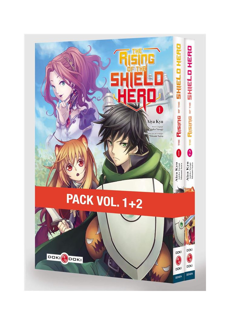 RISING OF THE SHIELD HERO (THE) - THE RISING OF THE SHIELD HERO - PACK PROMO VOL. 01 ET 02 - EDITION - ANEKO/AIYA - BAMBOO