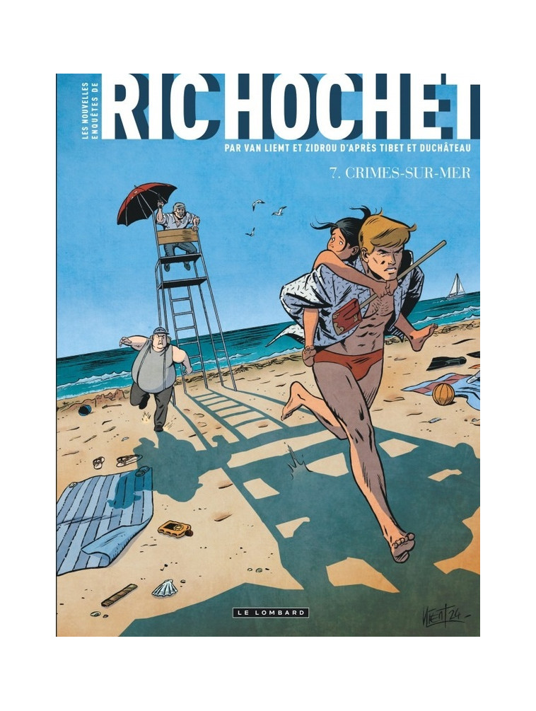 LES NOUVELLES ENQUETES DE RIC HOCHET - TOME 7 - CRIMES-SUR-MER - ZIDROU - LOMBARD