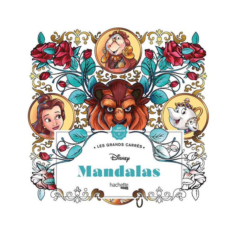 LES GRANDS CARRES DISNEY MANDALAS - GUERIN JEAN-LUC - HACHETTE