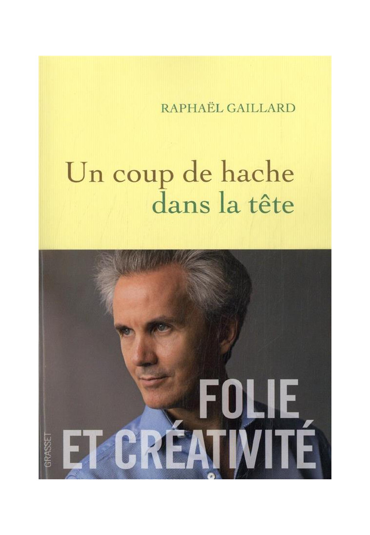 UN COUP DE HACHE DANS LA TETE - FOLIE ET CREATIVITE - GAILLARD RAPHAEL - GRASSET