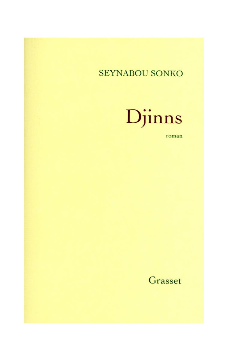 DJINNS - PREMIER ROMAN - SONKO SEYNABOU - GRASSET