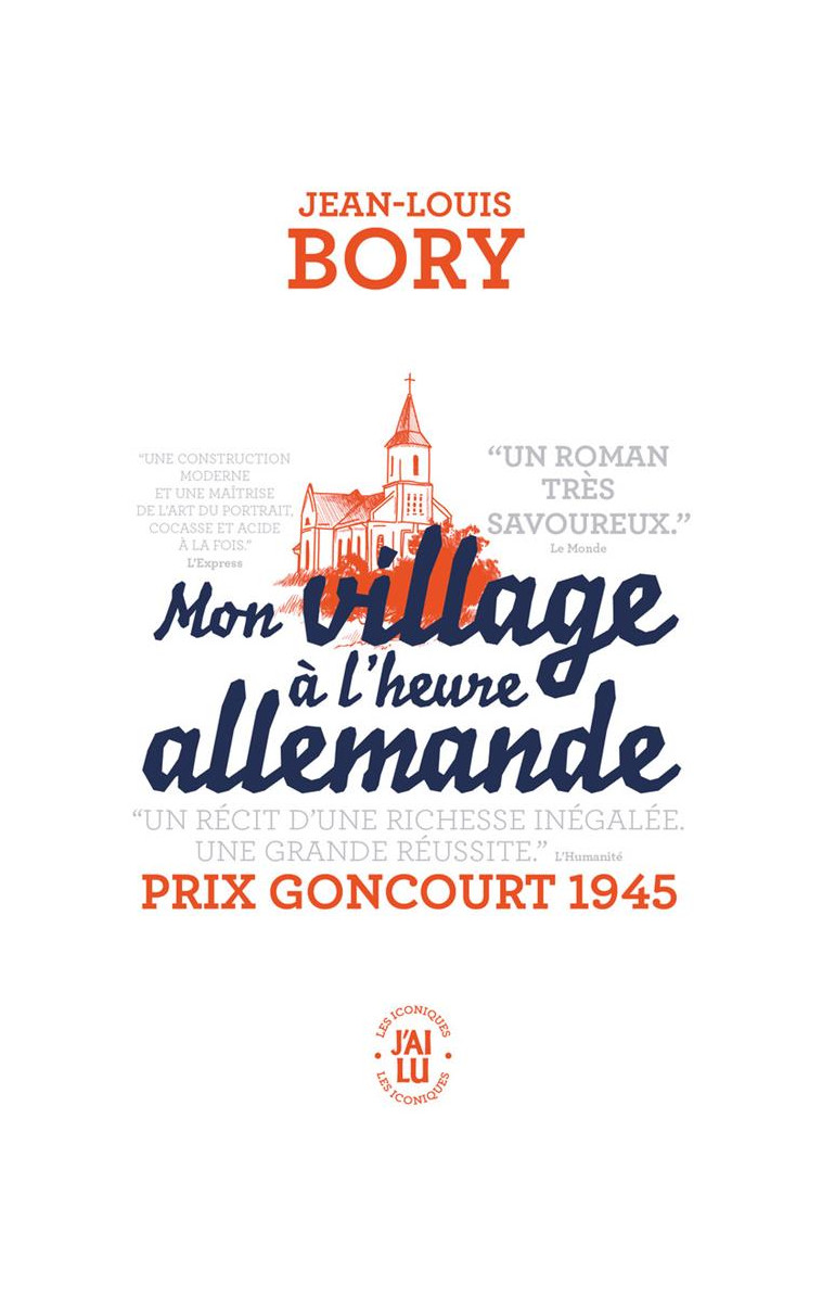 MON VILLAGE A L-HEURE ALLEMANDE - BORY JEAN-LOUIS - J'AI LU