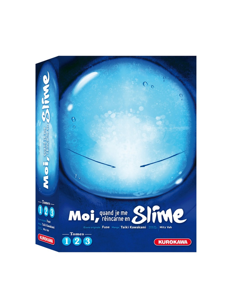 MOI QUAND JE ME REINCARNE EN SLIME - COFFRET MOI, QUAND JE REINCARNE EN SLIME - TOMES 1-2-3 - FUSE/KAWAKAMI - KUROKAWA