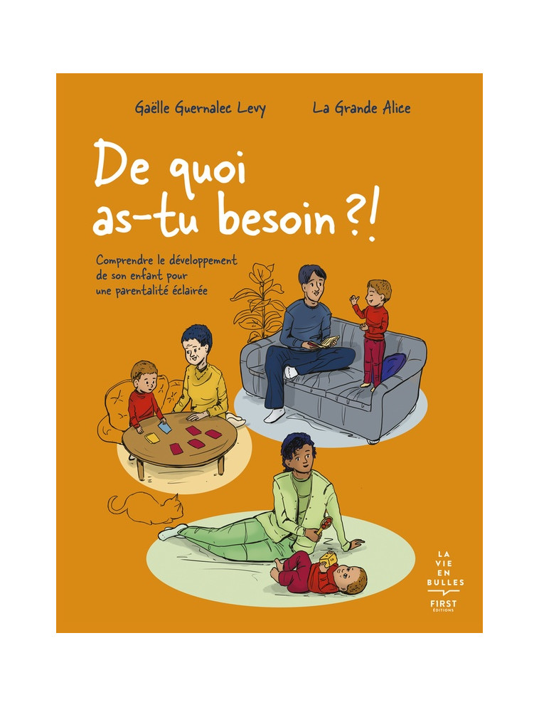 DE QUOI AS-TU BESOIN ?! - COMPRENDRE LE DEVELOPPEMENT DE SON ENFANT POUR UNE PARENTALITE ECLAIREE - LA GRANDE ALICE - FIRST