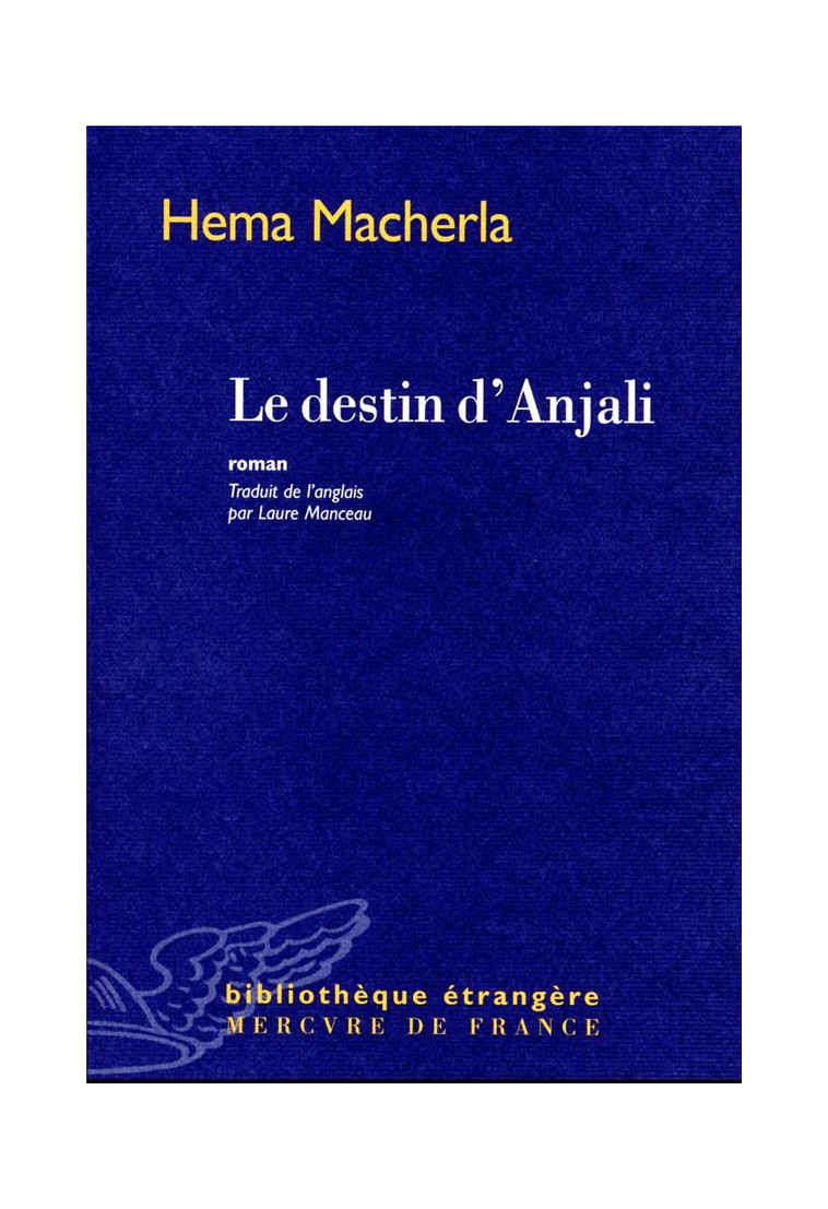 LE DESTIN D-ANJALI - MACHERLA HEMA - MERCURE DE FRAN