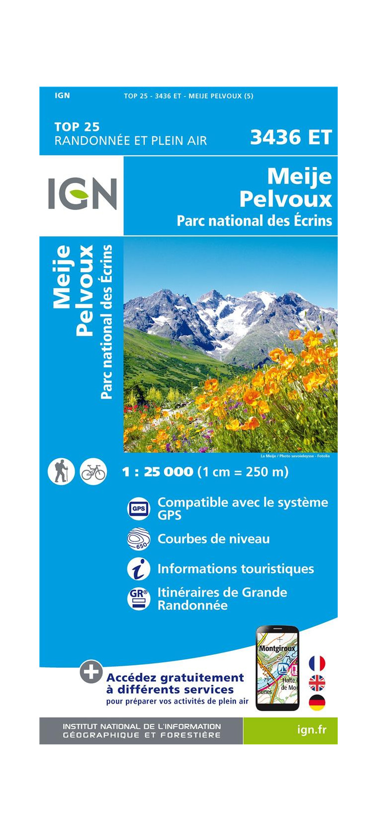 3436ET MEIJE.PELVOUX.PN DES ECRINS - XXX - MICHELIN