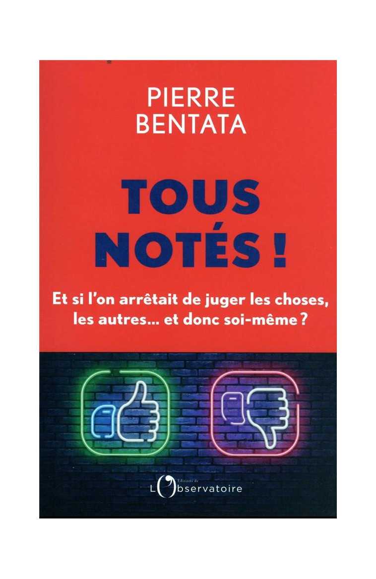 TOUS NOTES - BENTATA PIERRE - L-OBSERVATOIRE