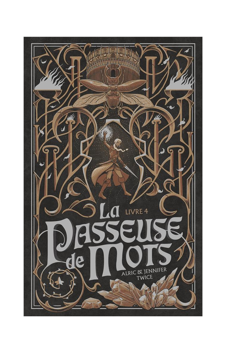 LA PASSEUSE DE MOTS - TOME 4 -  LES LARMES DU SAULE - TWICE A & J. - HACHETTE