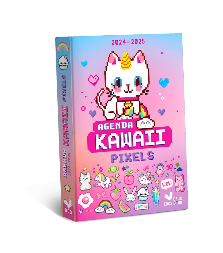 AGENDA PIXELS KAWAII 2024-2025 - COLLECTIF - NC