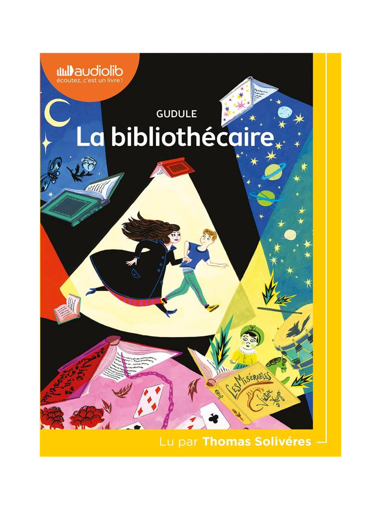 LA BIBLIOTHECAIRE - LIVRE AUDIO 1 CD MP3 - GUDULE - AUDIOLIB