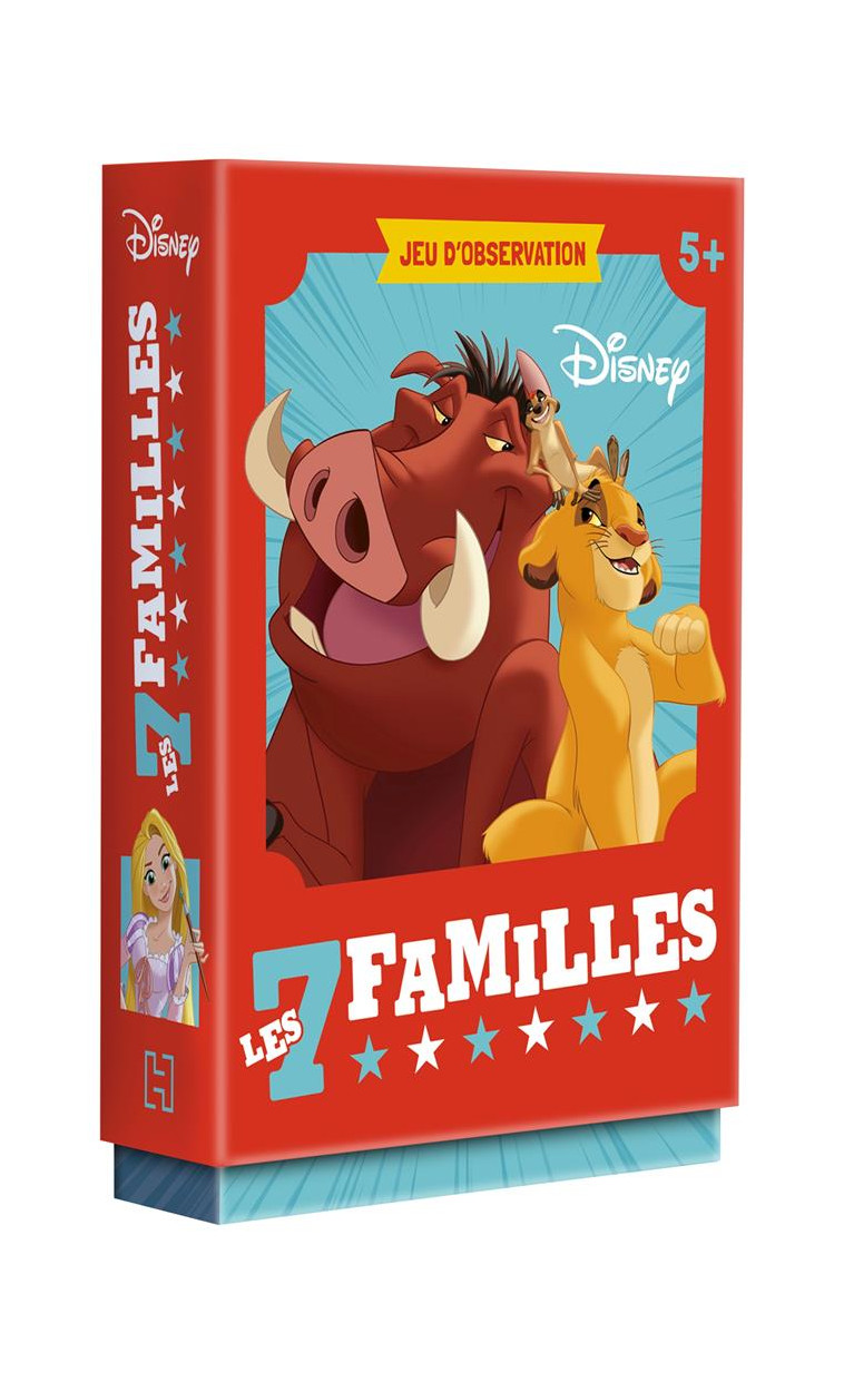 DISNEY CLASSIQUES - JEU DE CARTES - 7 FAMILLES - COLLECTIF - NC