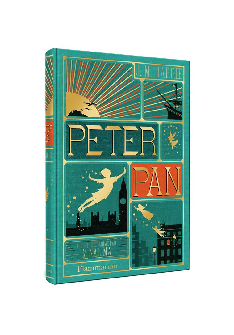 PETER PAN - ILLUSTRE ET ANIME PAR MINALIMA - MINALIMA/BARRIE - FLAMMARION