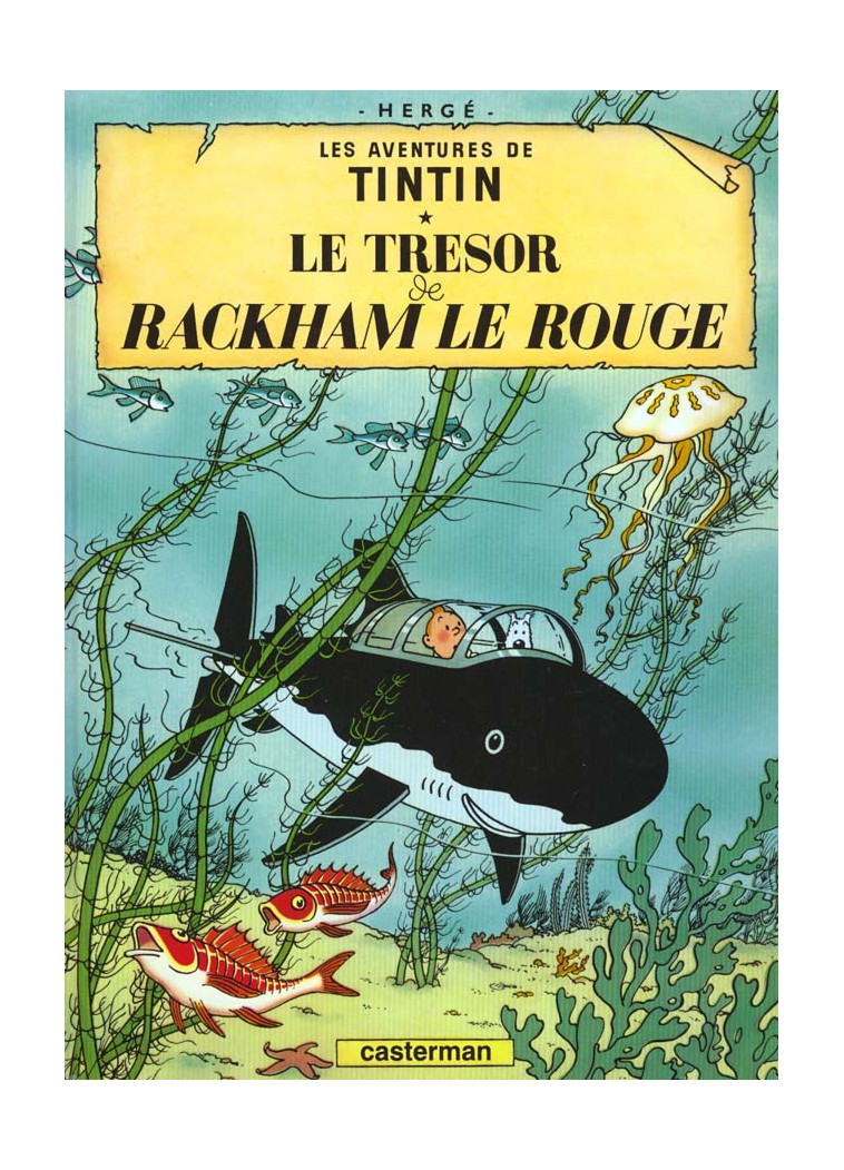 TINTIN - T12 - LE TRESOR DE RACKHAM LE ROUGE - HERGE - CASTERMAN