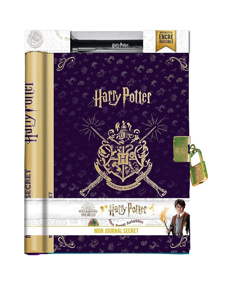 HARRY POTTER - MON JOURNAL SECRET (AVEC ENCRE INVISIBLE) - PLAYBAC EDITIONS - NC