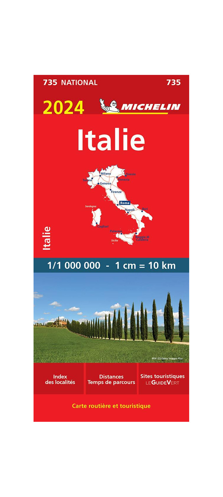 CARTE NATIONALE ITALIE 2024 - XXX - MICHELIN