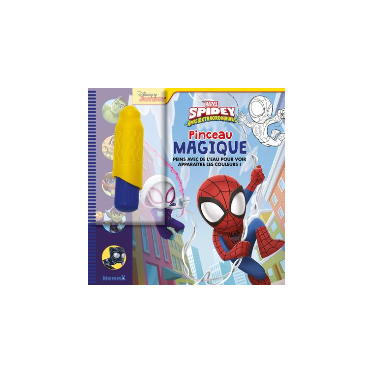 MARVEL SPIDEY ET SES AMIS EXTRAORDINAIRES - PINCEAU MAGIQUE (SPIDEY ET GHOST-SPIDER) - COLLECTIF - HEMMA