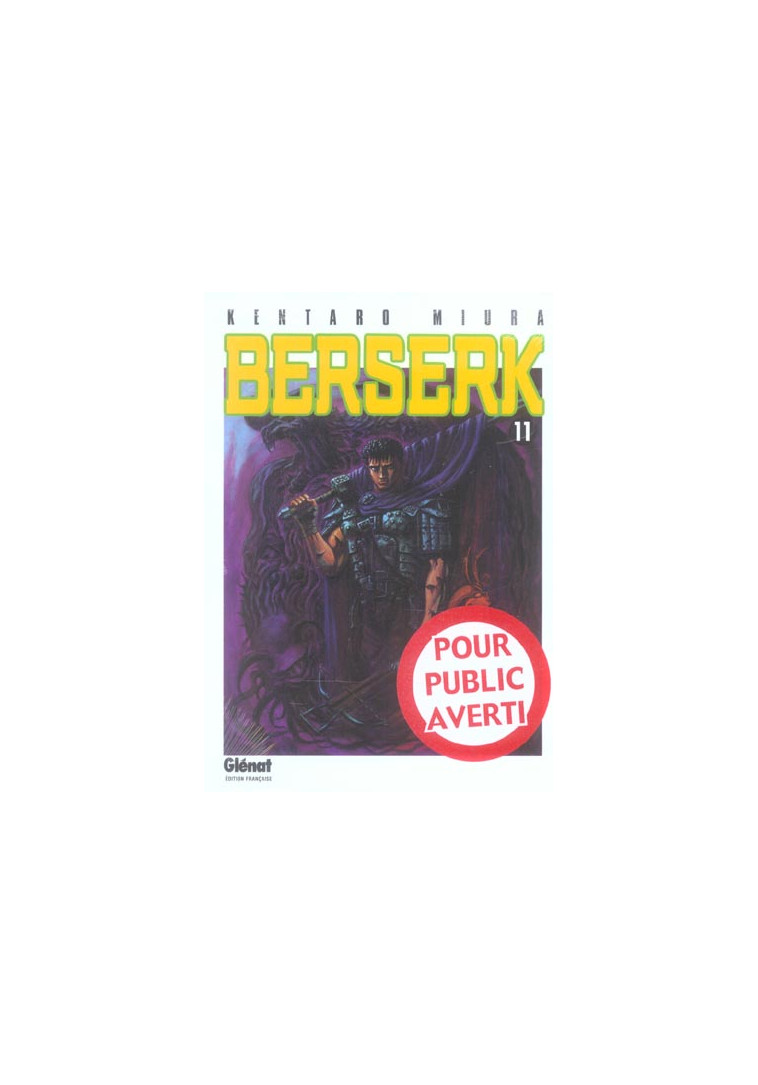 BERSERK - TOME 11 - MIURA KENTARO - Glénat