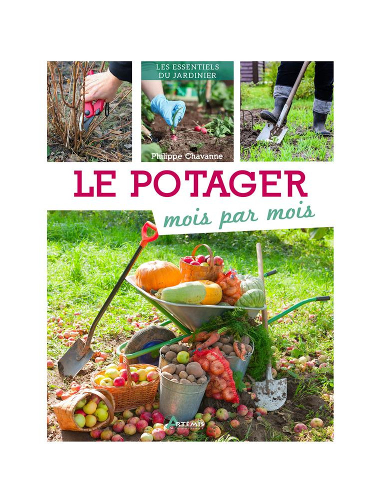 LE POTAGER MOIS PAR MOIS - CHAVANNE PHILIPPE - ARTEMIS