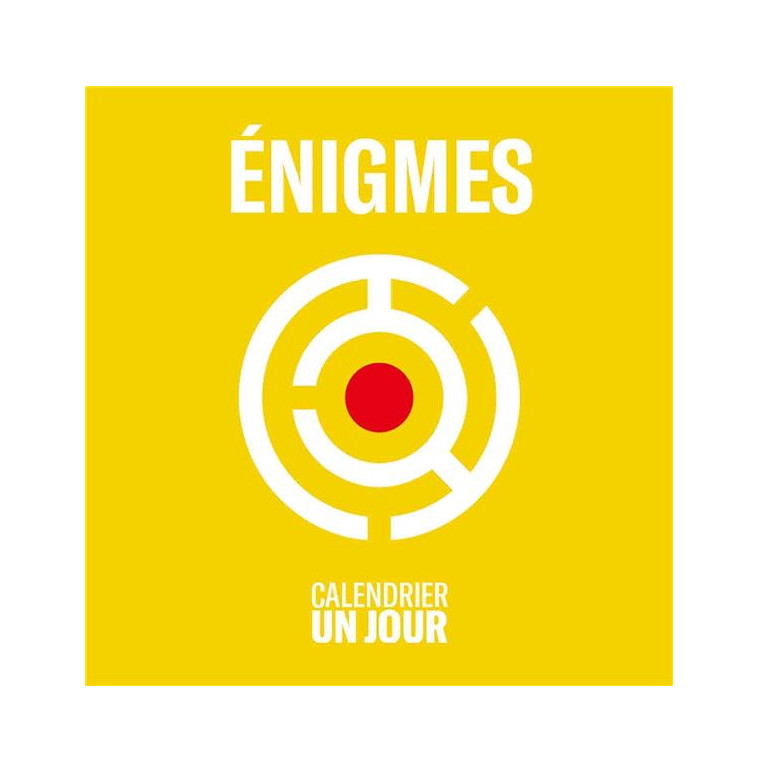 CALENDRIER UN JOUR - ENIGMES - COLLECTIF - PAPIER CADEAU