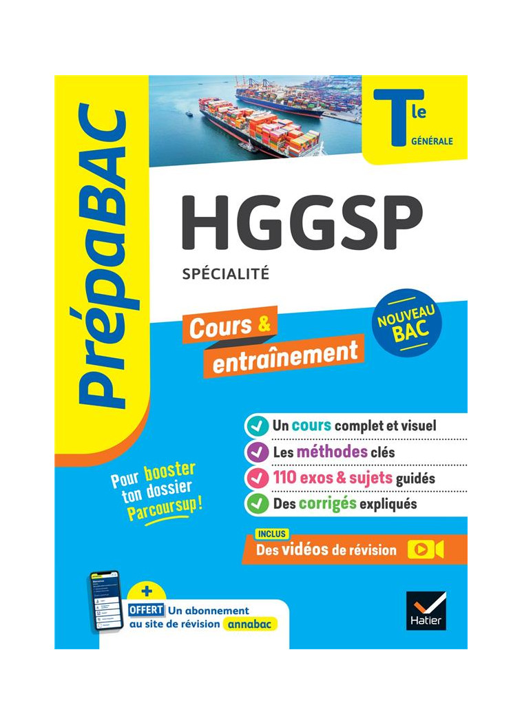 PREPABAC HGGSP TLE GENERALE (SPECIALITE) - BAC 2024 - NOUVEAU PROGRAMME DE TERMINALE - CLAVEL/VAN DE WANDEL - HATIER SCOLAIRE