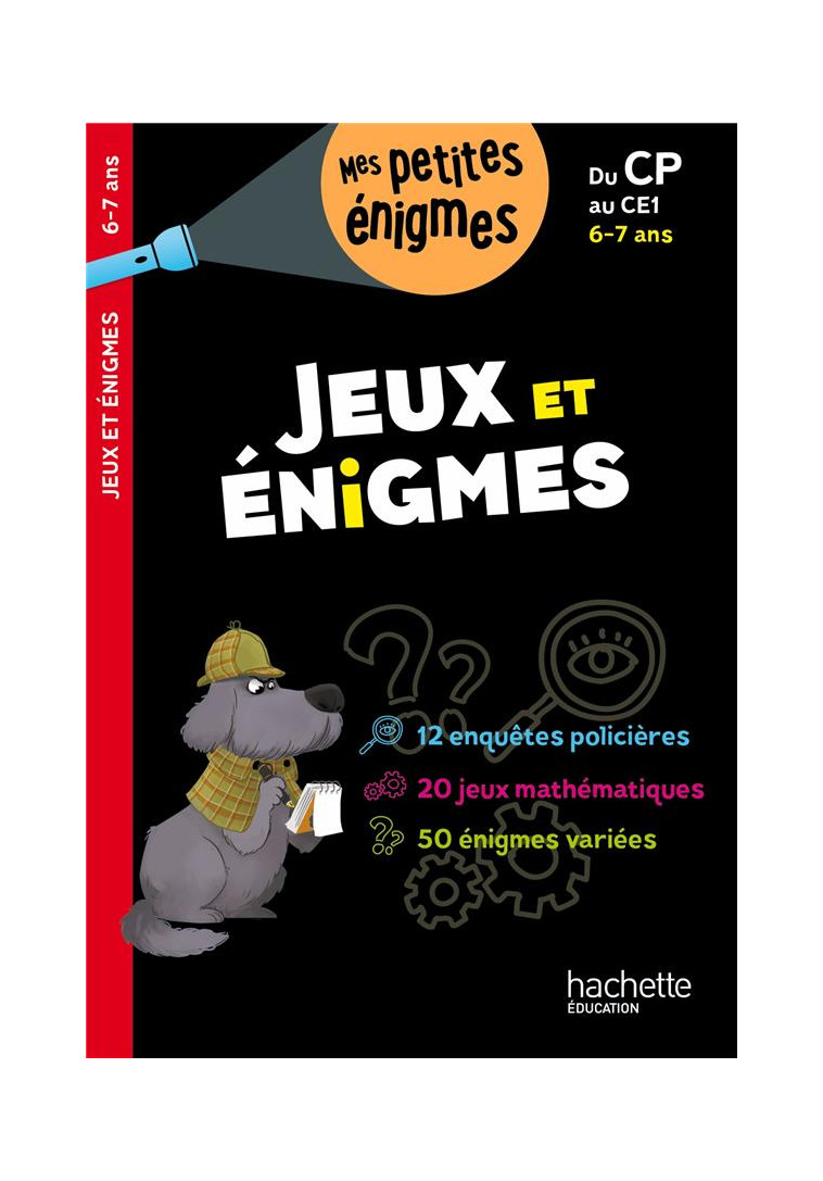 JEUX ET ENIGMES - DU CP AU CE1 - CAHIER DE VACANCES 2024 - BERGER ERIC - HACHETTE