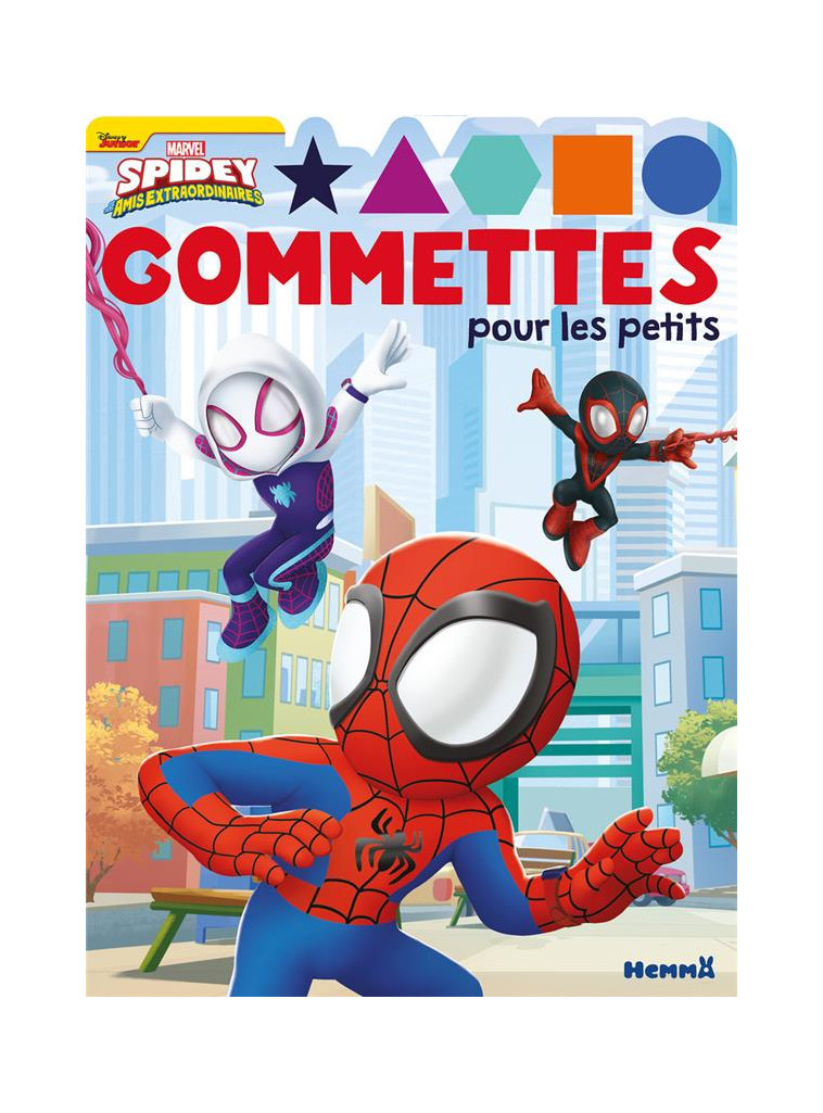 MARVEL SPIDEY ET SES AMIS EXTRAORDINAIRES - GOMMETTES POUR LES PETITS (PETER, GWEN, MILES) - COLLECTIF - NC