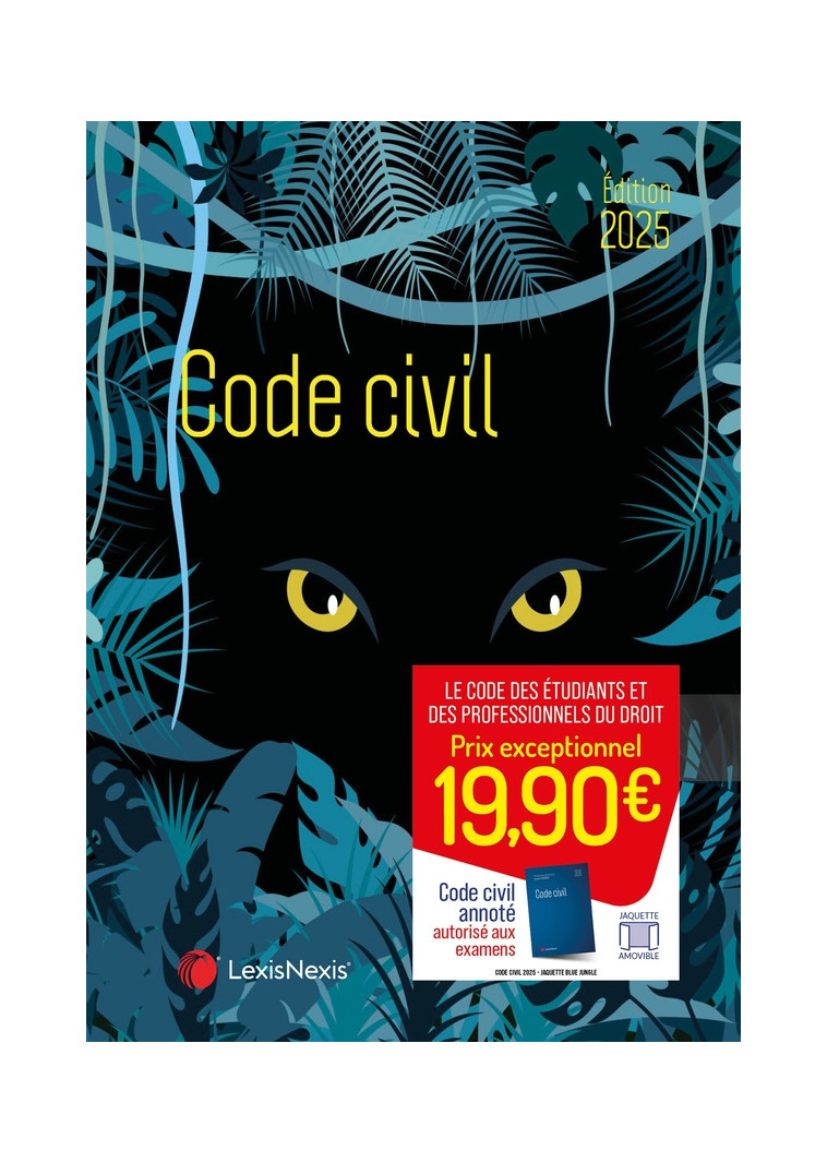 CODE CIVIL 2025 - JAQUETTE BLUE JUNGLE - LEVENEUR (SOUS DIR.) - Lexis Nexis/Litec