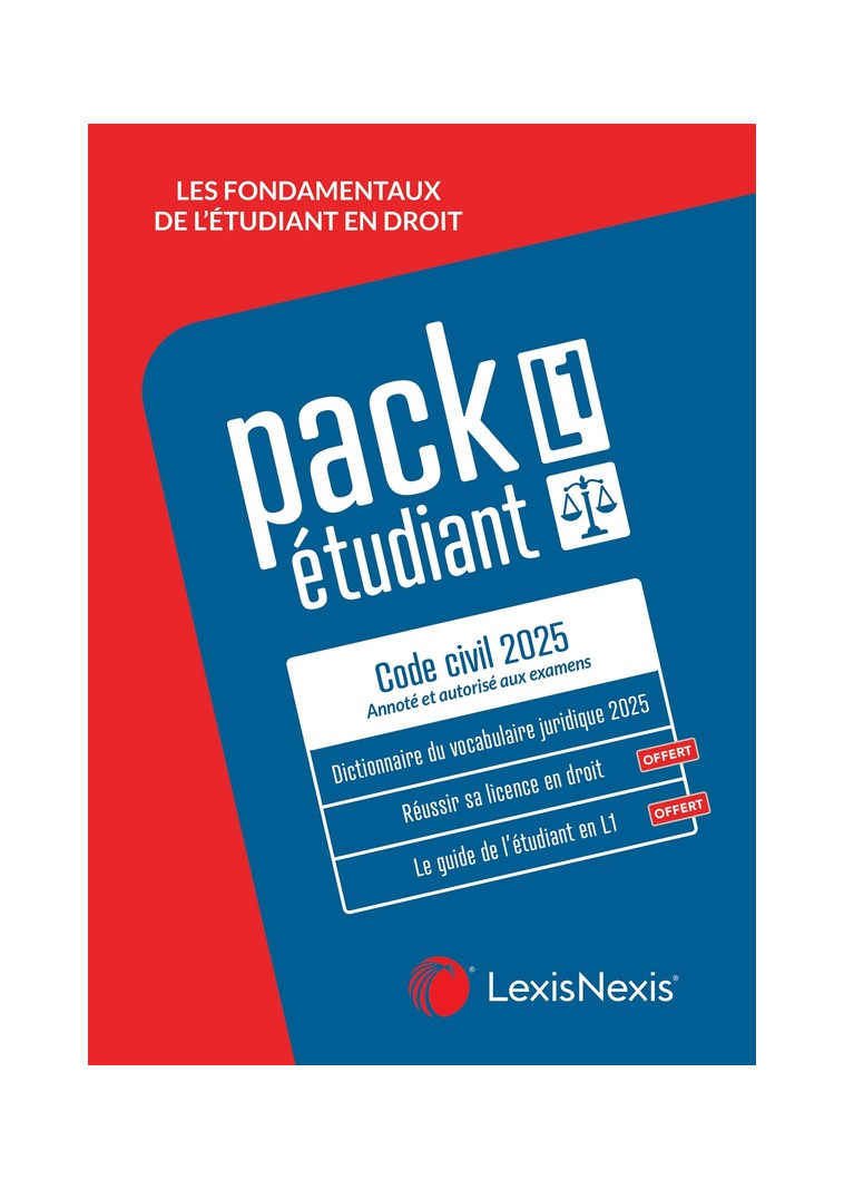 PACK ETUDIANT ESSENTIEL 2025 - COLLECTIF - Lexis Nexis/Litec