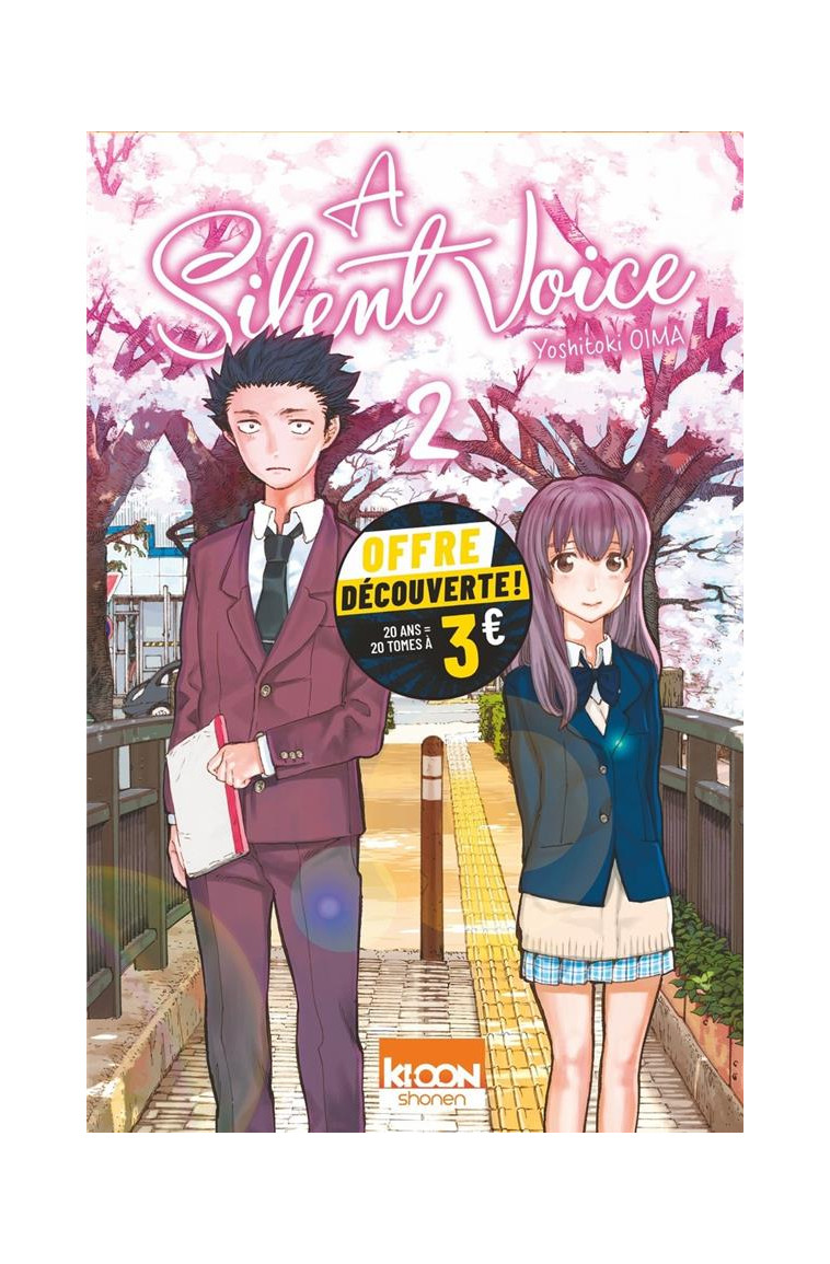 A SILENT VOICE T02 A 3 EUROS - OIMA YOSHITOKI - KI-OON