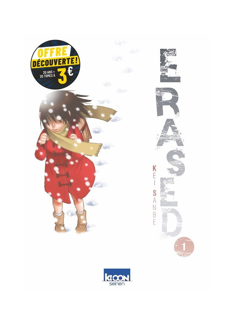 ERASED T01 A 3 EUROS - SANBE KEI - KI-OON