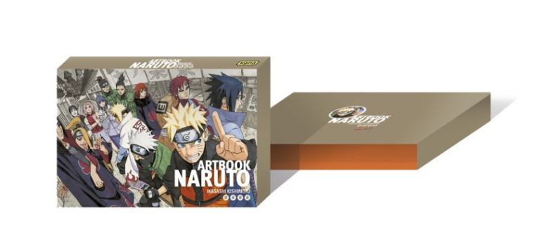 NARUTO (ARTBOOKS) - COFFRET NARUTO ARTBOOKS TOME 1 - 2 - 3 - XXX - KANA