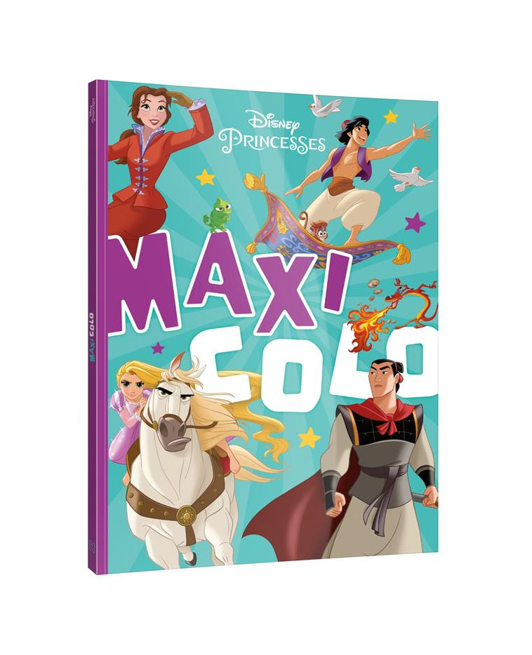 DISNEY PRINCESSES - MAXI COLO - SPECIAL HEROS ET HEROINES - COLLECTIF - HACHETTE