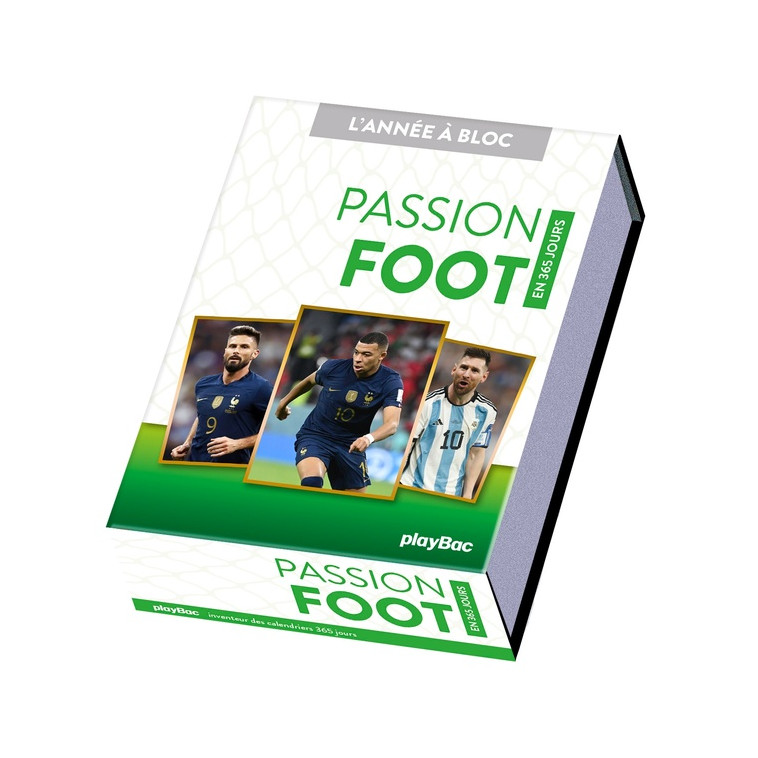 CALENDRIER PASSION FOOT EN 365 JOURS - L-ANNEE A BLOC - COLLECTIF - PRISMA