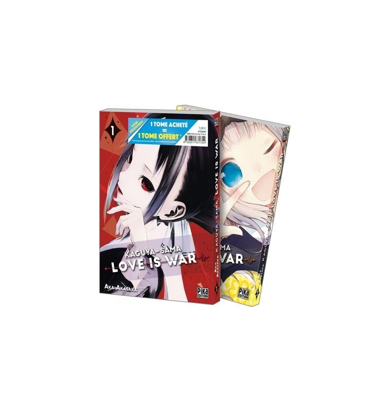 KAGUYA-SAMA: LOVE IS WAR PACK OFFRE DECOUVERTE T01 ET T02 - AKASAKA AKA - PIKA