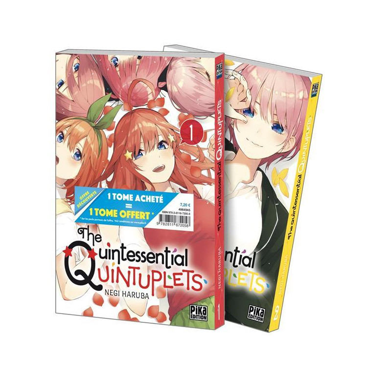 THE QUINTESSENTIAL QUINTUPLETS PACK OFFRE DECOUVERTE T01 ET T02 - HARUBA NEGI - PIKA